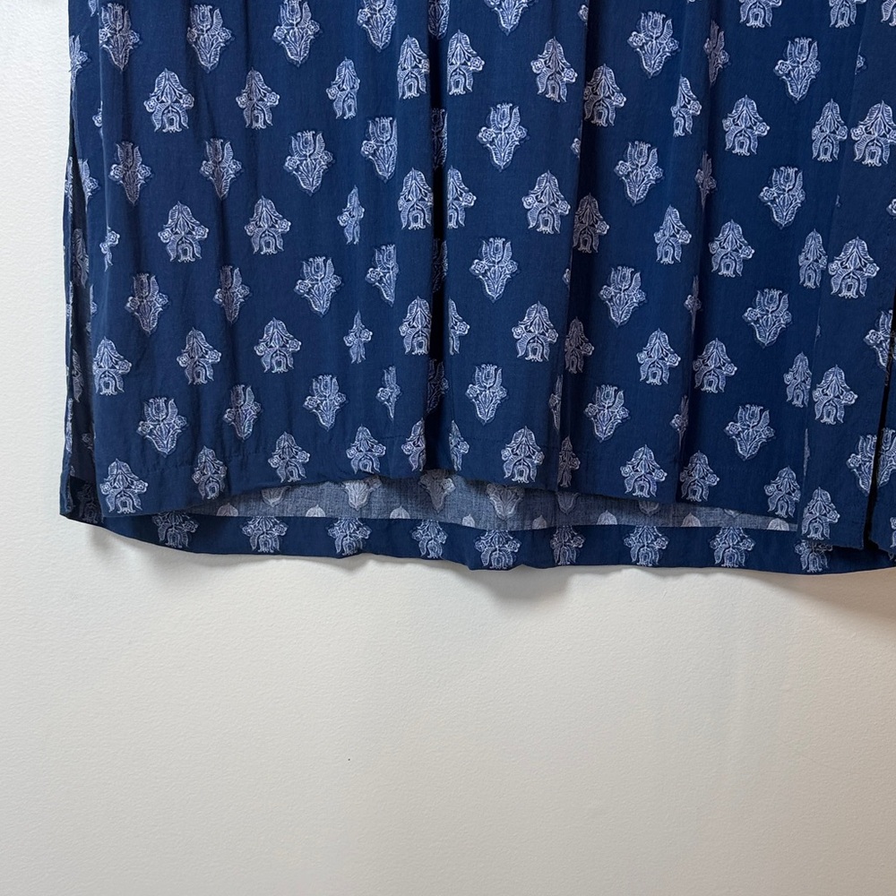 J. Jill Seaside Woodblock Printed Tunic Blouse - Picture 7 of 11